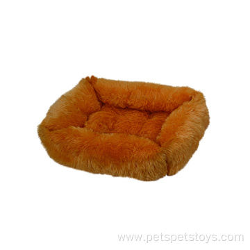 Luxury Bed Long Plush Pet Bed Dog Pillow